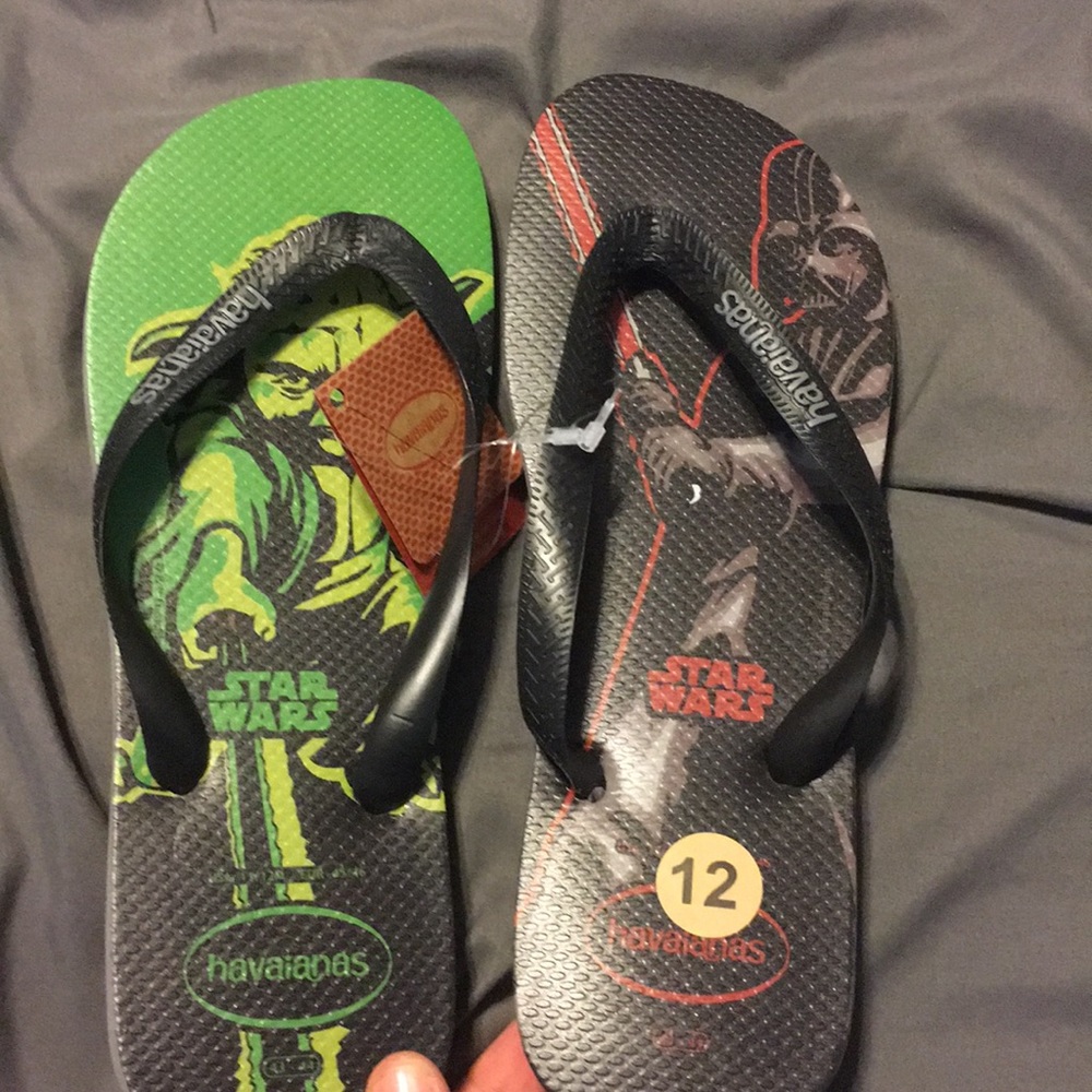 Star Wars Havaianas Flip Flop Sandals men’s 11/12